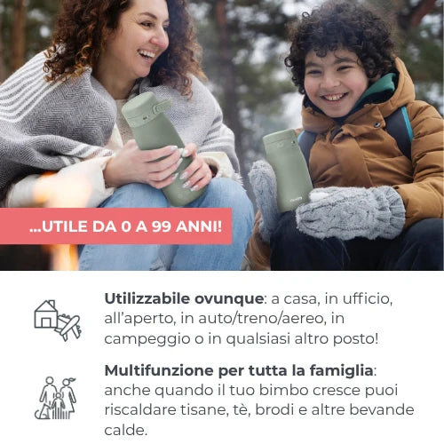 Nuvita Hot'n'Go Bollitore Scaldalatte Portatile 1190