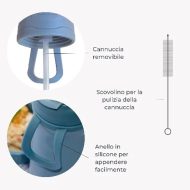 Nuvita Moovo Borraccia Termica 500 ml Sage Green
