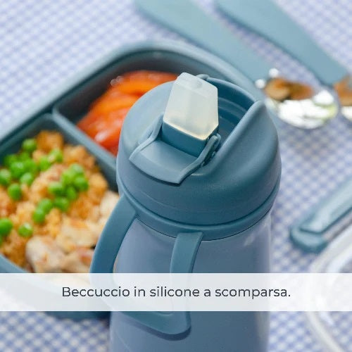 Nuvita Moovo Borraccia Termica 500 ml Sage Green