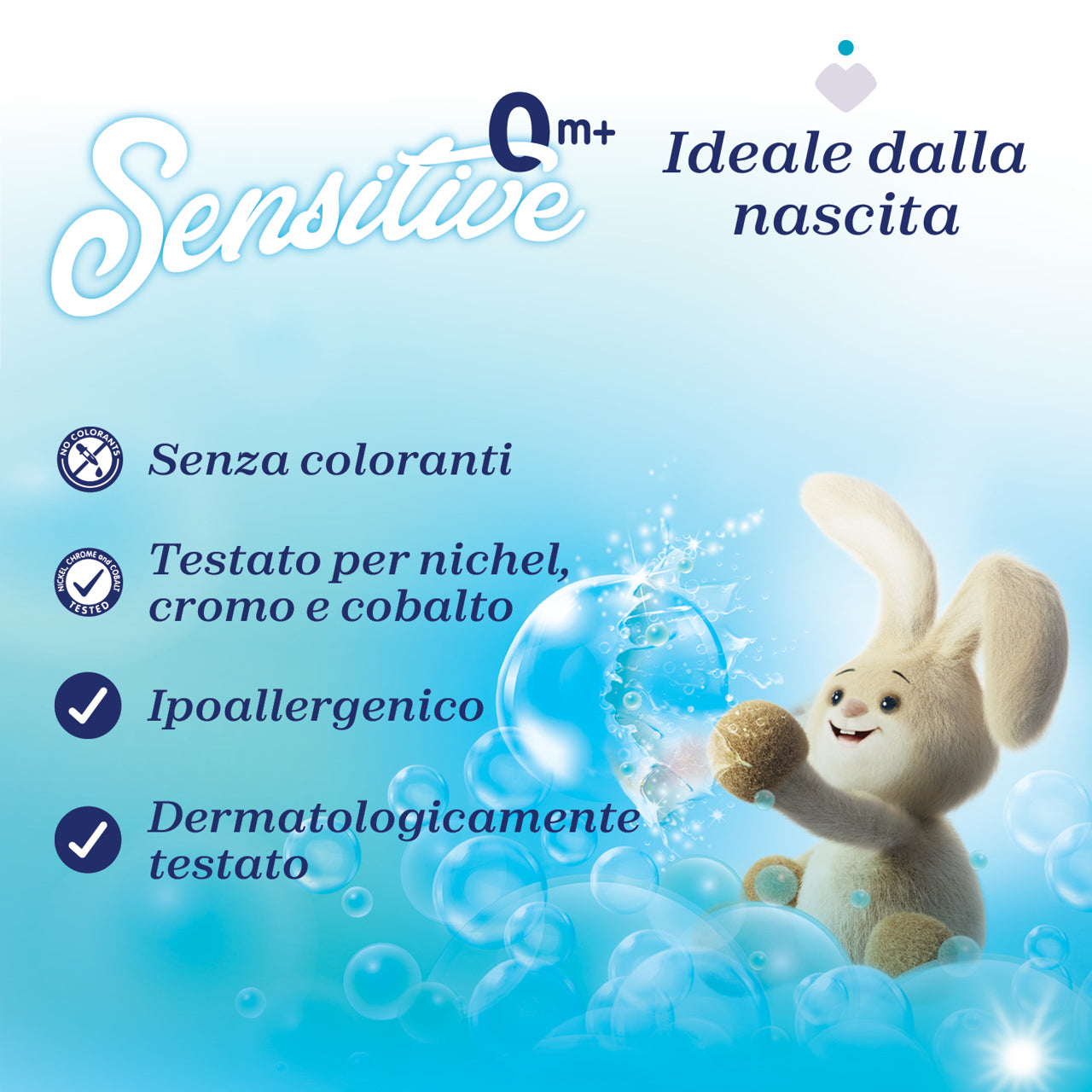 Chicco Detersivo Bucato Sensitive 1,5 L, detergente delicato per il bucato di neonati e bambini, ideale per pelli sensibili e adatto al lavaggio a mano e in lavatrice.