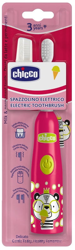 CHICCO Spazzolino Elettrico 3anni+ Rosa e Blu