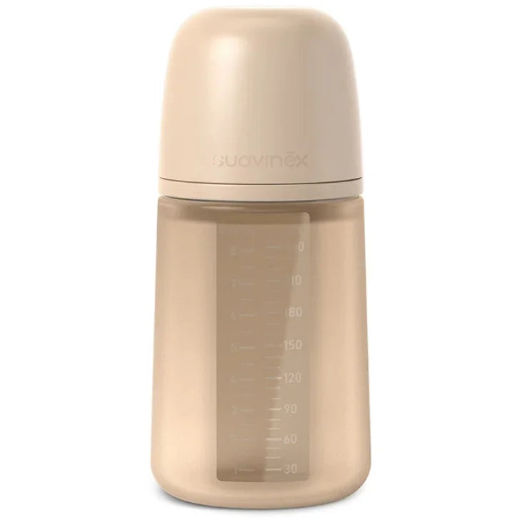 Suavinex Biberon Colour Essence Silicone 240 ML Colore Nocciola