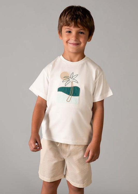 Completo pantaloncino e maglietta bambino Mayoral