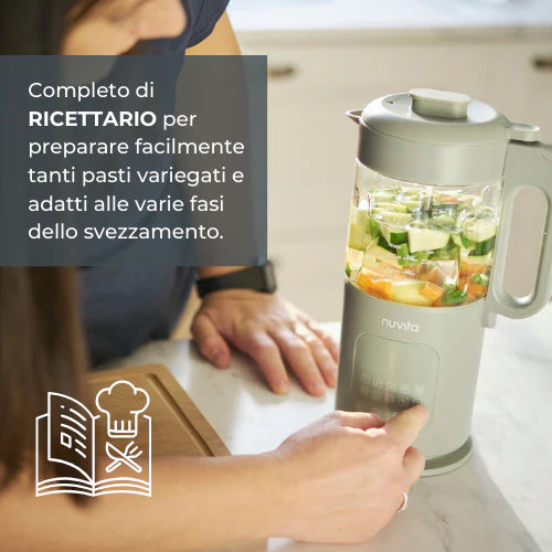 Nuvita Magic Pappa Robot da Cucina 7 in 1 Sage Green