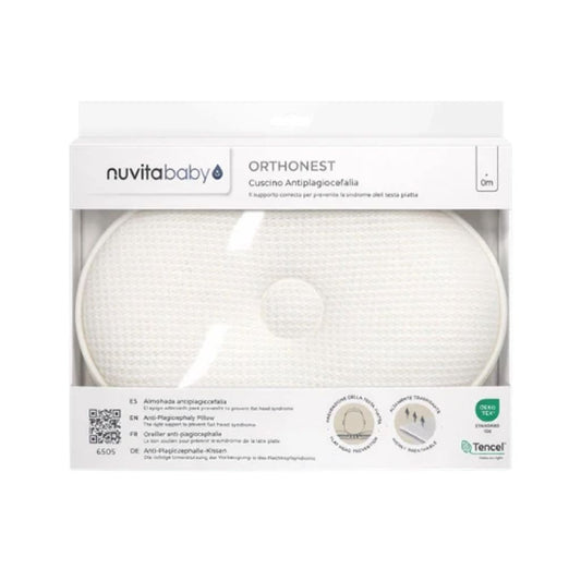 Nuvita Cuscino Antiplagiocefalia ergonomico per neonati con supporto per la testa