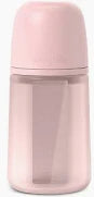 Suavinex Biberon Colour Essence Silicone 240 ML Colore Acqua di Rosa