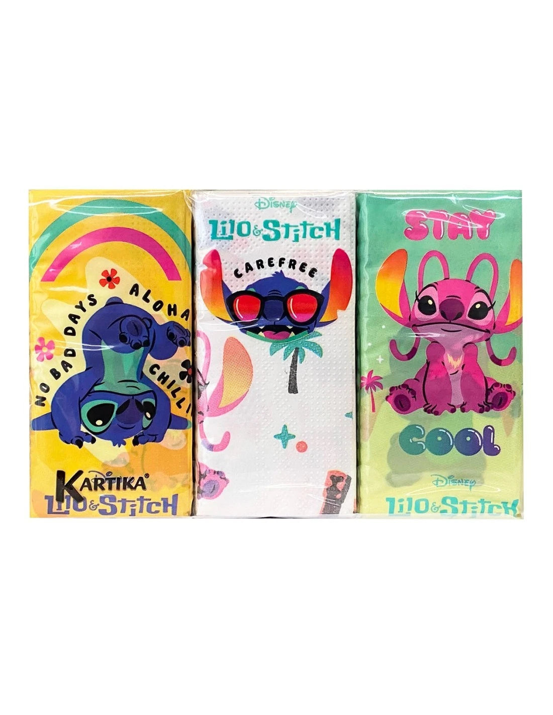Fazzoletti di carta Stitch Disney confezione da 6 pacchetti tascabili per bambini”