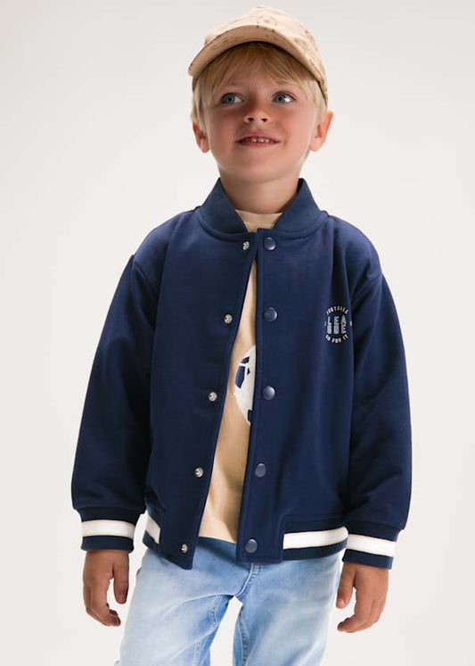 Giacca bambino stile college blu Mayoral