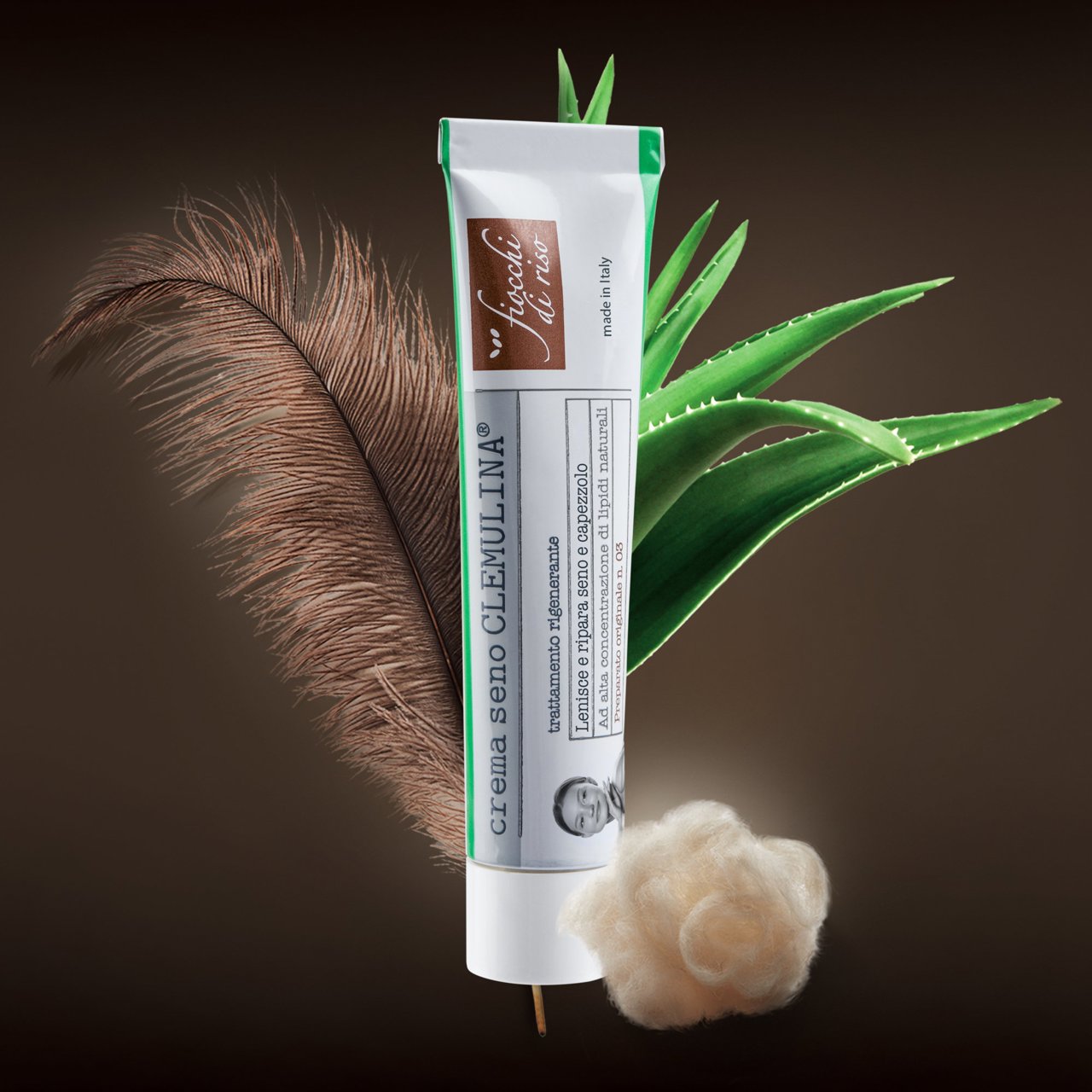 Fiocchi di Riso Cremulina Seno 15 ml, crema per seno e capezzoli che idrata, protegge e aiuta a prevenire ragadi durante gravidanza e allattamento.