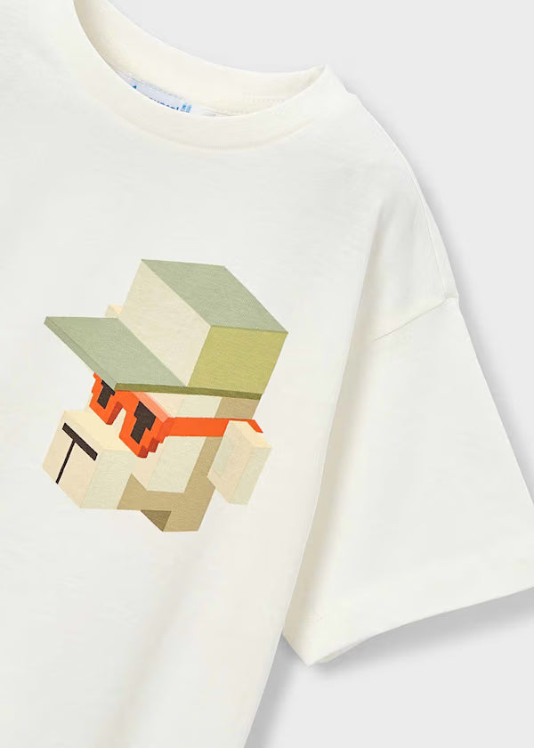 T-shirt stampa videogame bambino Mayoral