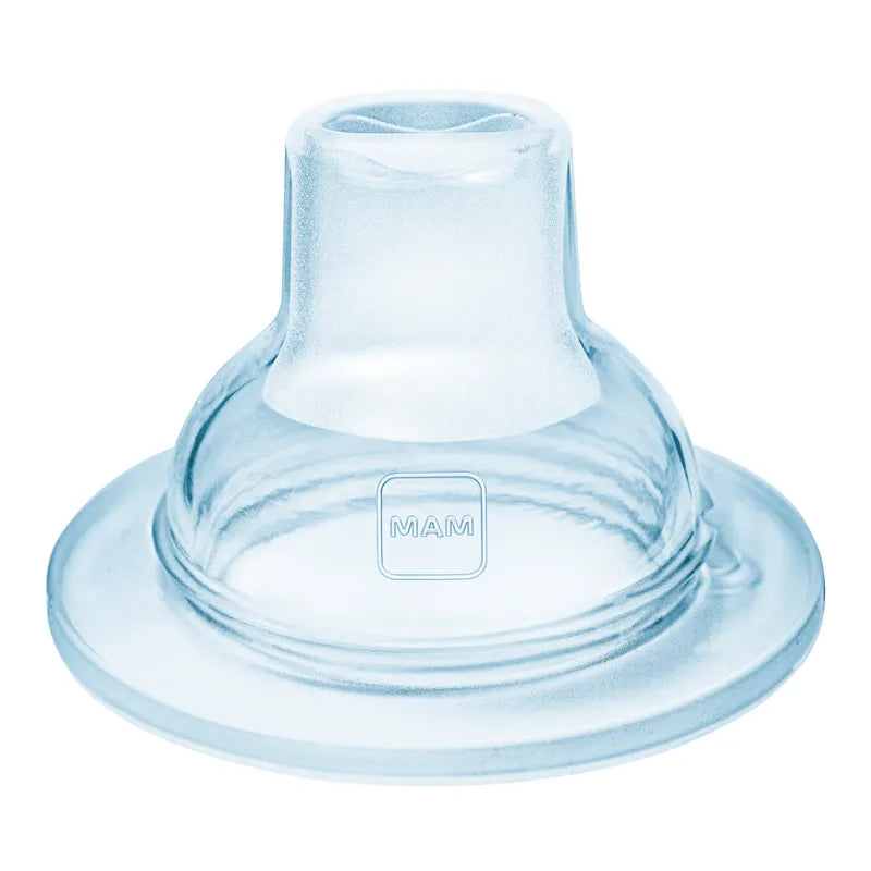 MAM Tazza Trainer 220 ml Rosa con manici ergonomici, tettarella SkinSoft™ e sistema antigoccia per bambini dai 4 mesi.