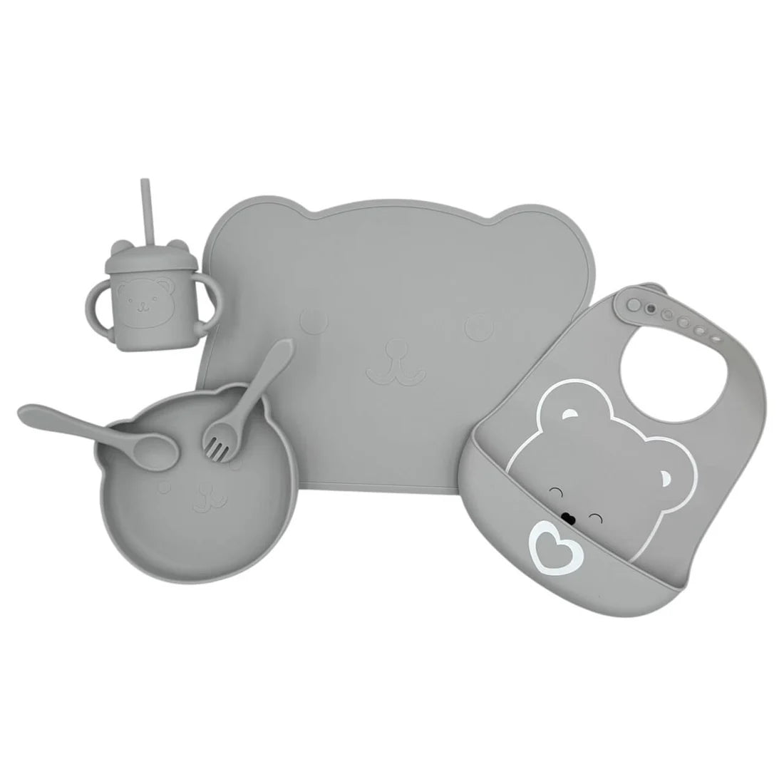 Melanie Set Pappa Svezzamento in Silicone Beige