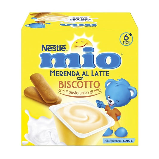 Mio Merenda Latte e Biscotto 4×100 ml