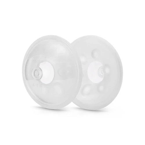 "Nuvita Coppette Raccoglilatte & Protezione Capezzolo 2 in 1 modello 1205 in silicone medicale, riutilizzabili per l'allattamento."