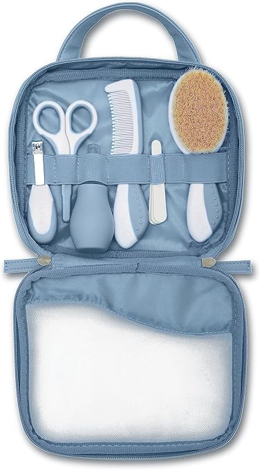Nuvita Kit Igiene Regalo Set Cura Neonato Completo Azzurro