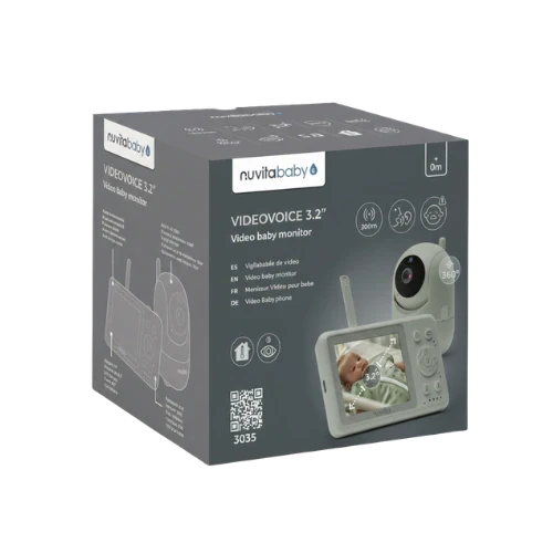 Confezione del Nuvita VideoVoice 3.2 Baby Monitor 3035.