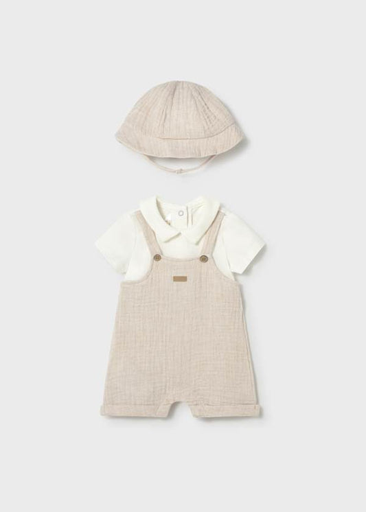 Pagliaccetto con cappello neonato Mayoral