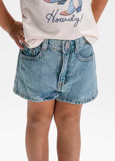 Pantaloncino in jeans bambina Mayoral