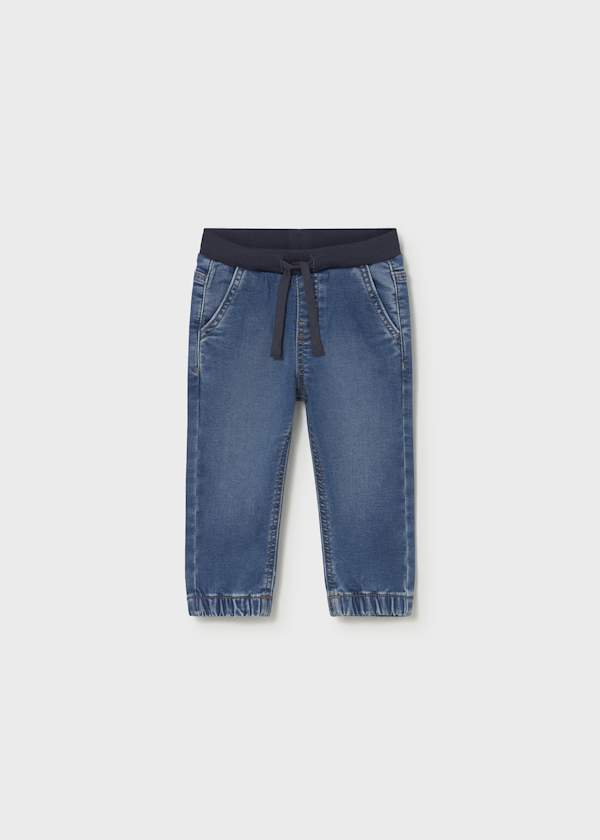 Jeans neonato con elastico in vita Mayoral