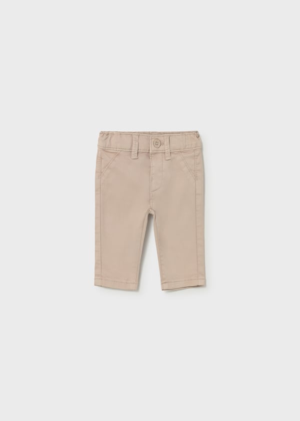 Pantalone lungo neonato beige Mayoral