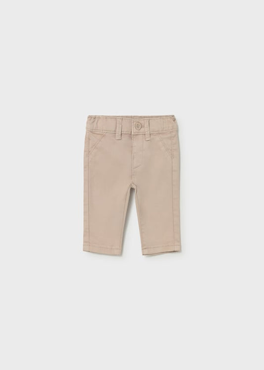 Pantalone lungo neonato beige Mayoral