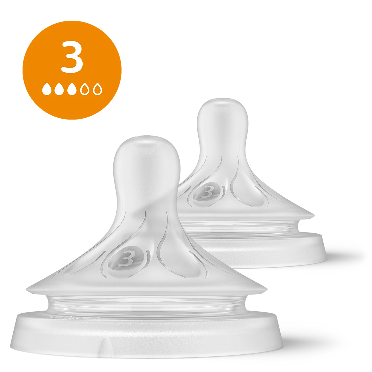 Philips Avent Natural Response Tettarella Flusso 3 1m+ 2 Pezzi