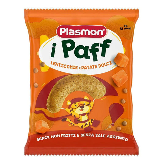 Snack Paff Lenticchie e Patate Dolci 15 g Plasmon