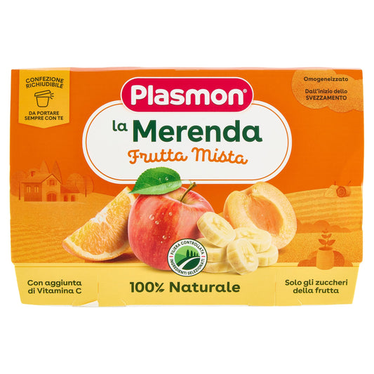 Plasmon La Merenda Frutta Mista 4 x 100 g