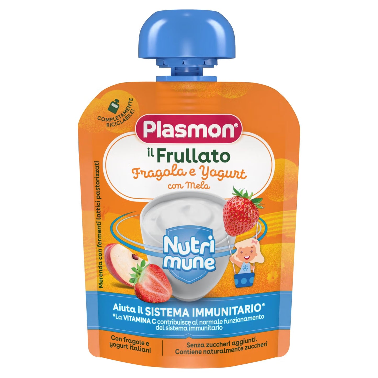 Plasmon Spremi e Gusta Fragola e Yogurt 85 g