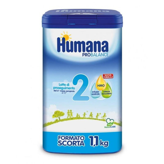 Humana 2 ProBalance Latte in Polvere 1100 g con HMO