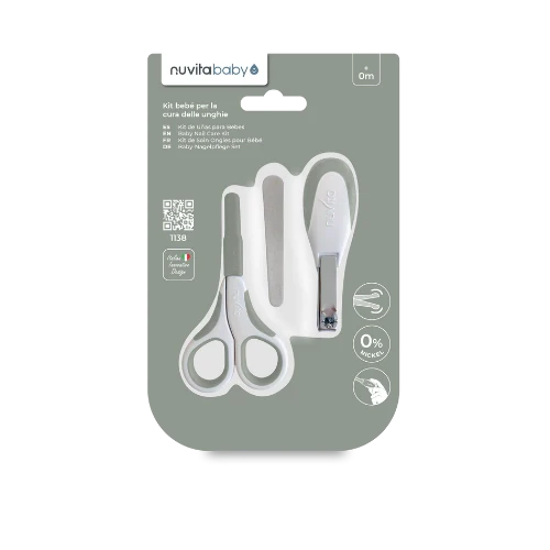Nuvita Kit Unghie Verde – Cura Unghie Neonato