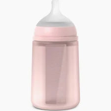 Suavinex Biberon Colour Essence Silicone 240 ML Colore Acqua di Rosa