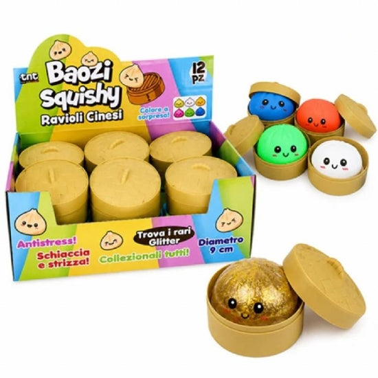 Squishy Ravioli Baozi Antistress 9 cm 28614 (Modello Assortito)
