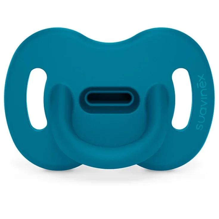 Suavinex Succhietto Silicone Colour Essence Fisio SX Pro 6/18 mesi – Blu Oceano