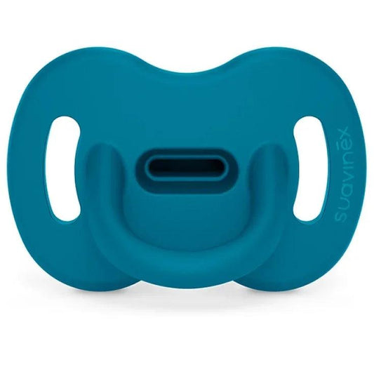 Suavinex Succhietto Silicone Colour Essence Fisio SX Pro 6/18 mesi – Blu Oceano