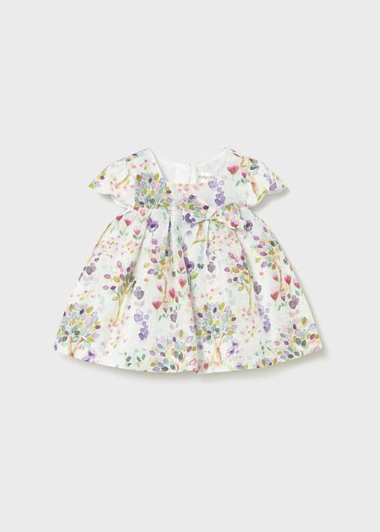 Abito Neonata Fantasia Floreale Multicolor con Fiocco Mayoral